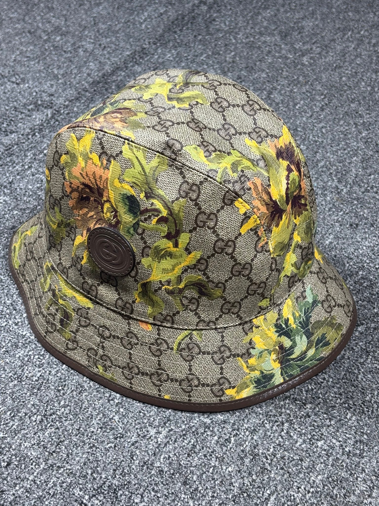 Gucci GG Supreme Dusty Azalea Bucket Hat, миниатюра 3