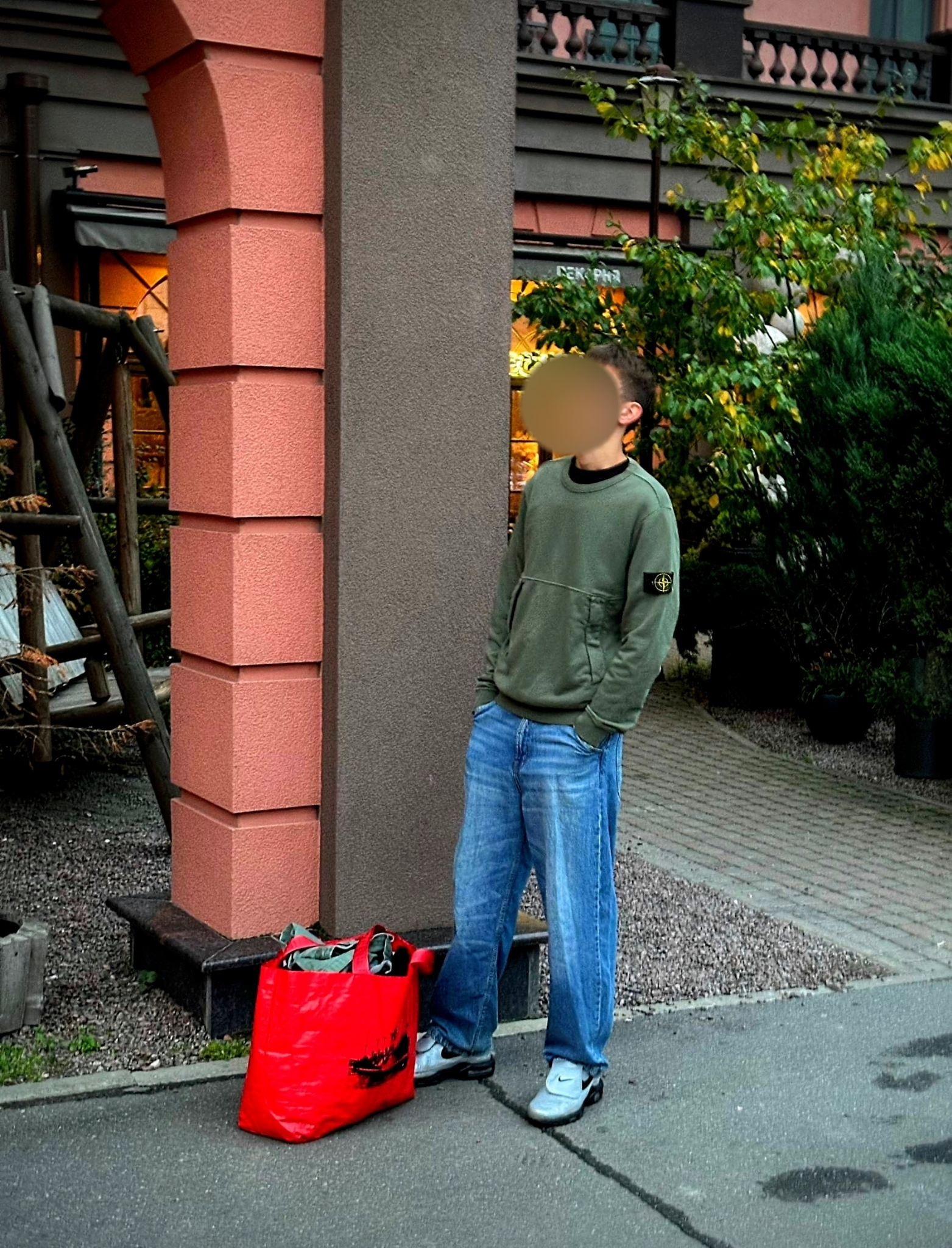 Stone Island Crew Neck Diagonal Pockets, миниатюра 12