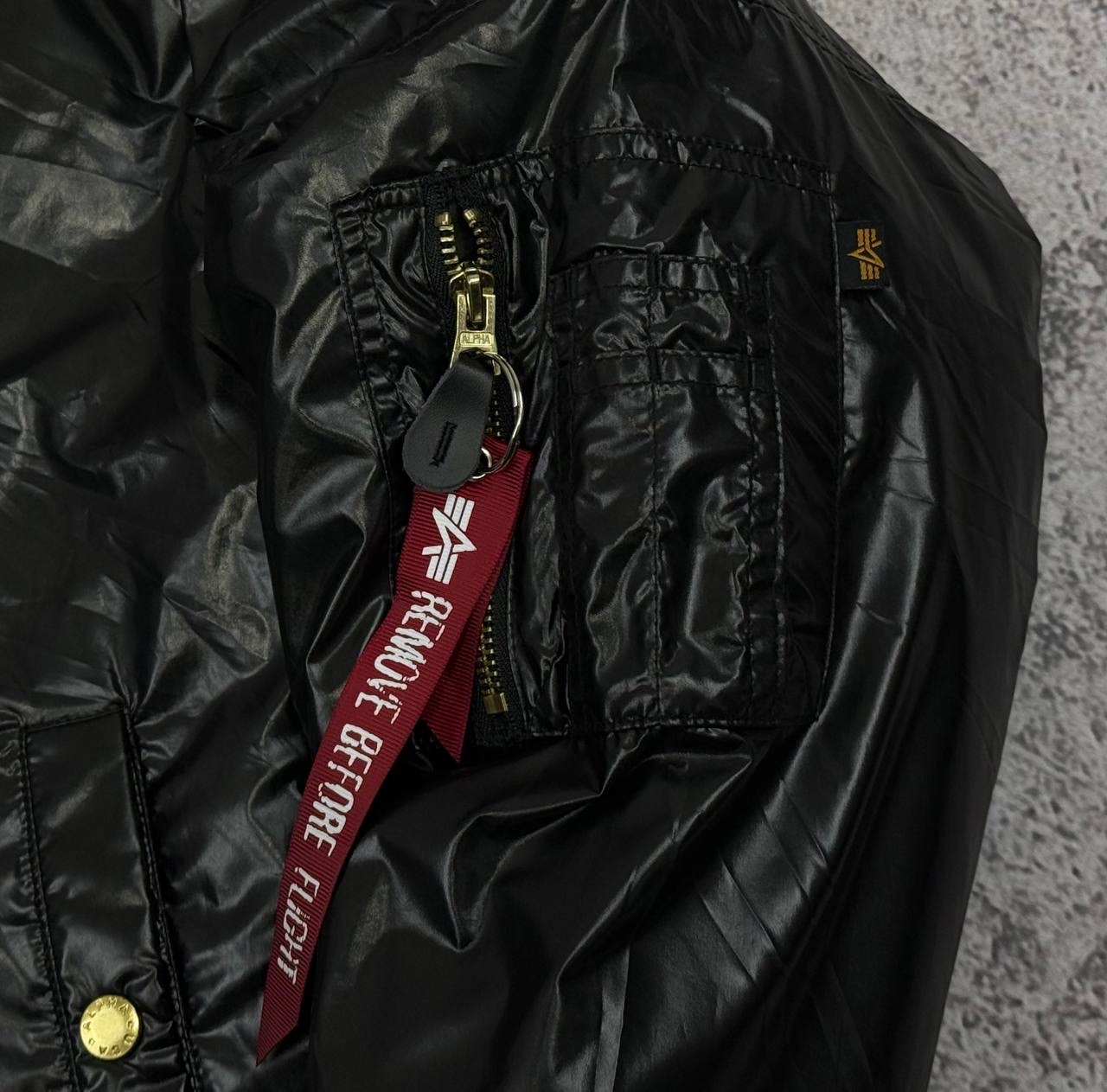 Alpha Industries  MA-1 Puffy Glossy Bomber Jacket, миниатюра 6