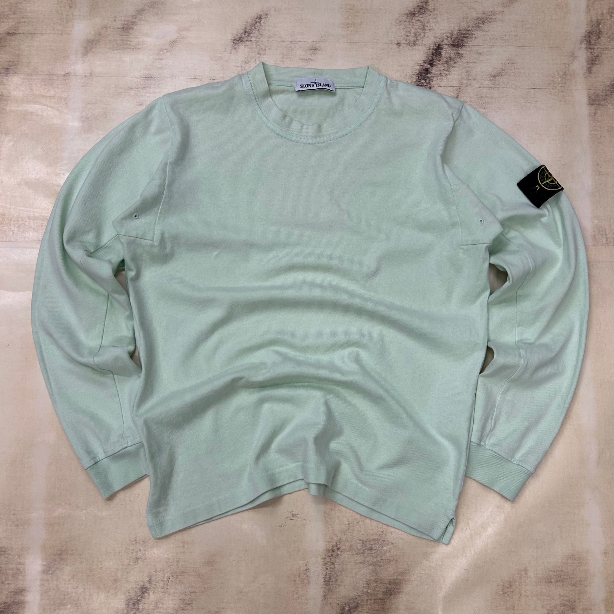 Stone Island Свитшот на clg, в зеленом цвете, миниатюра 9