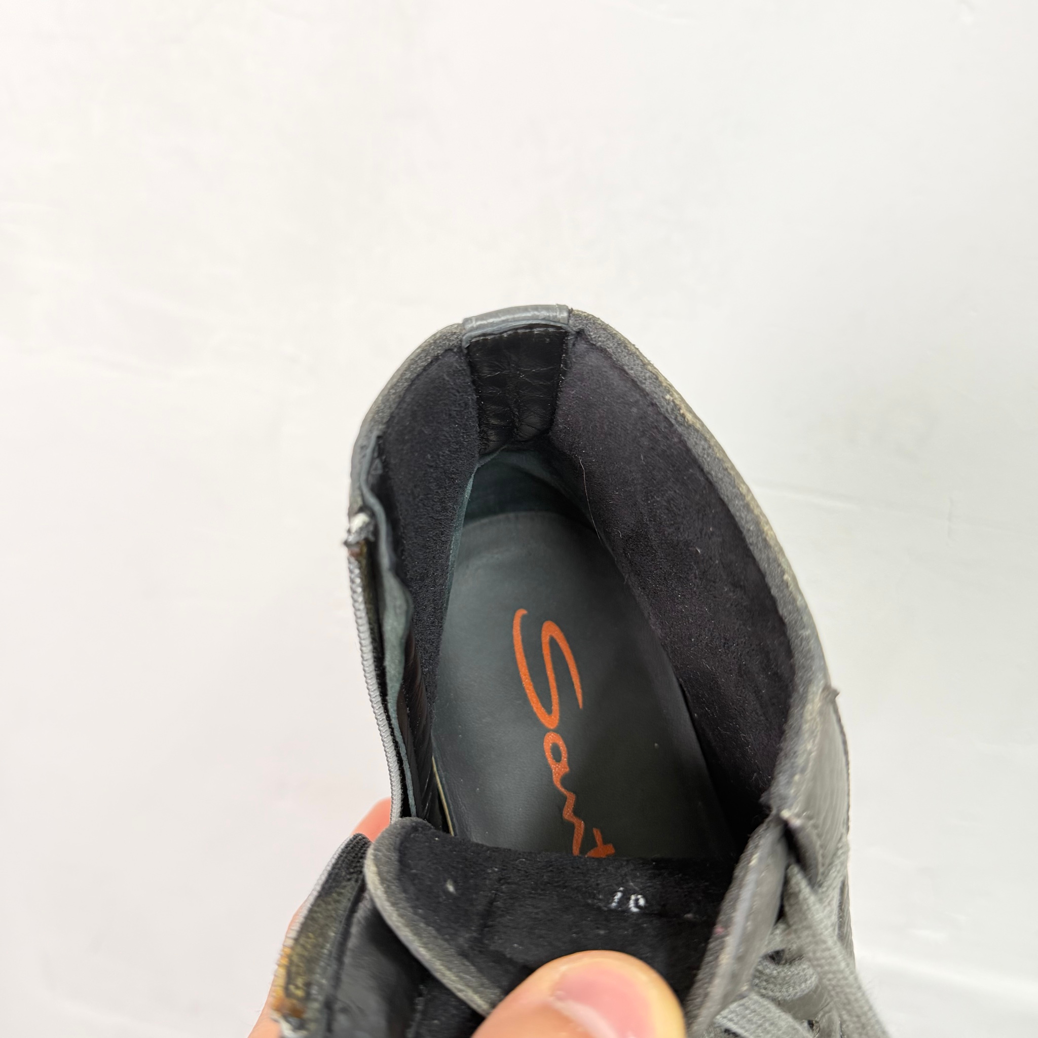 Santoni High Top Zip Sneakers, миниатюра 7
