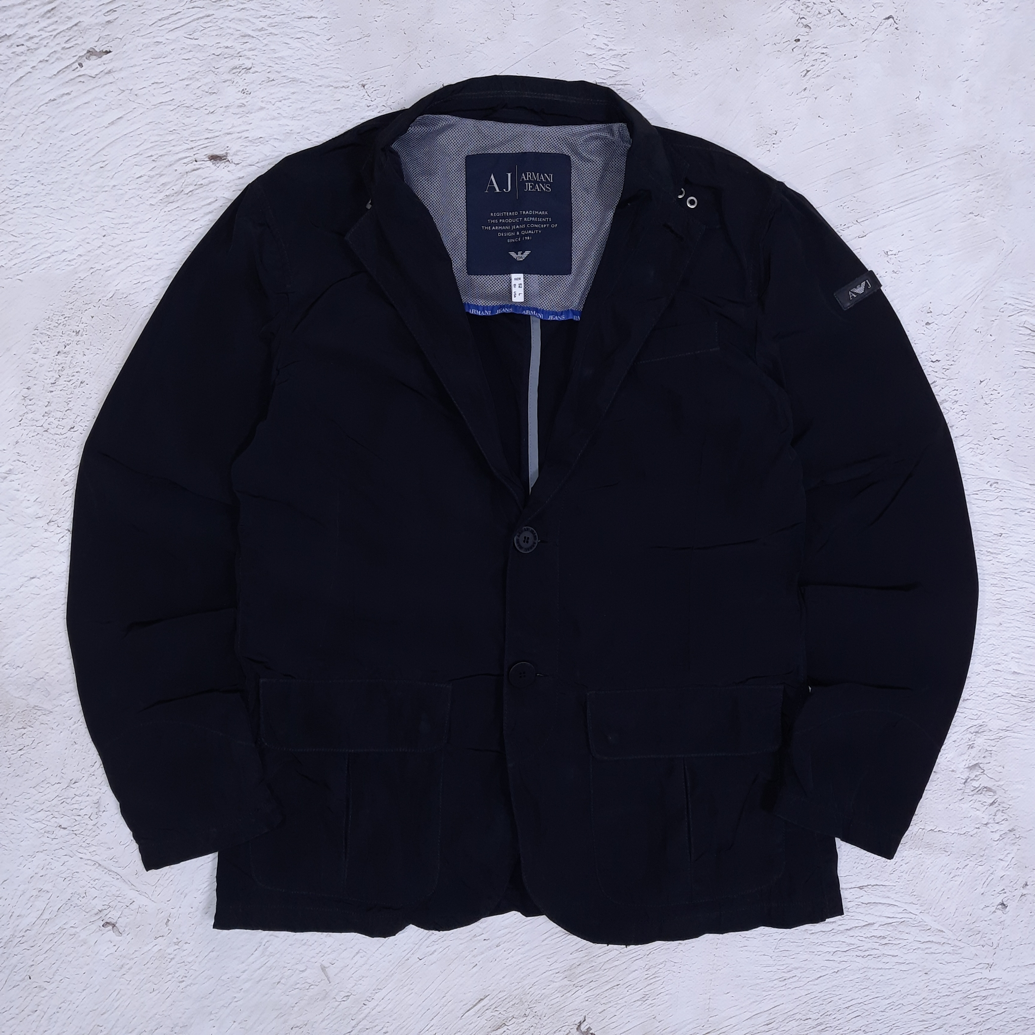 Armani Jeans Nylon Blazer Jacket, миниатюра 1