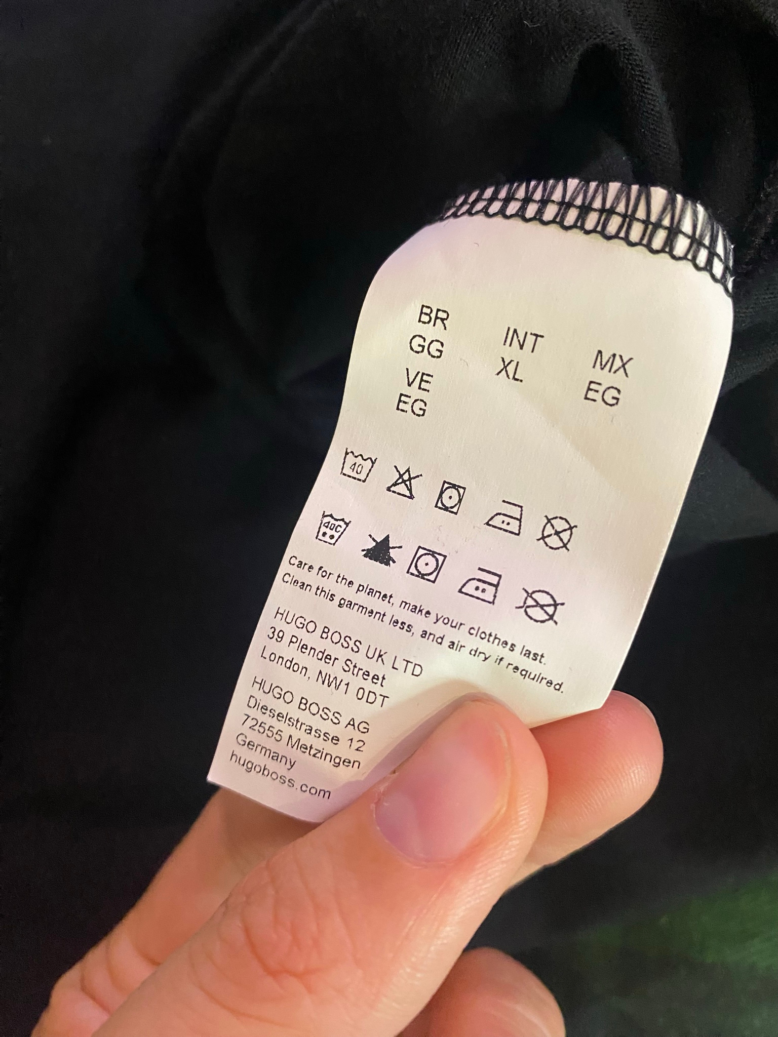 Hugo Boss Black T-shirt with a logo, миниатюра 4