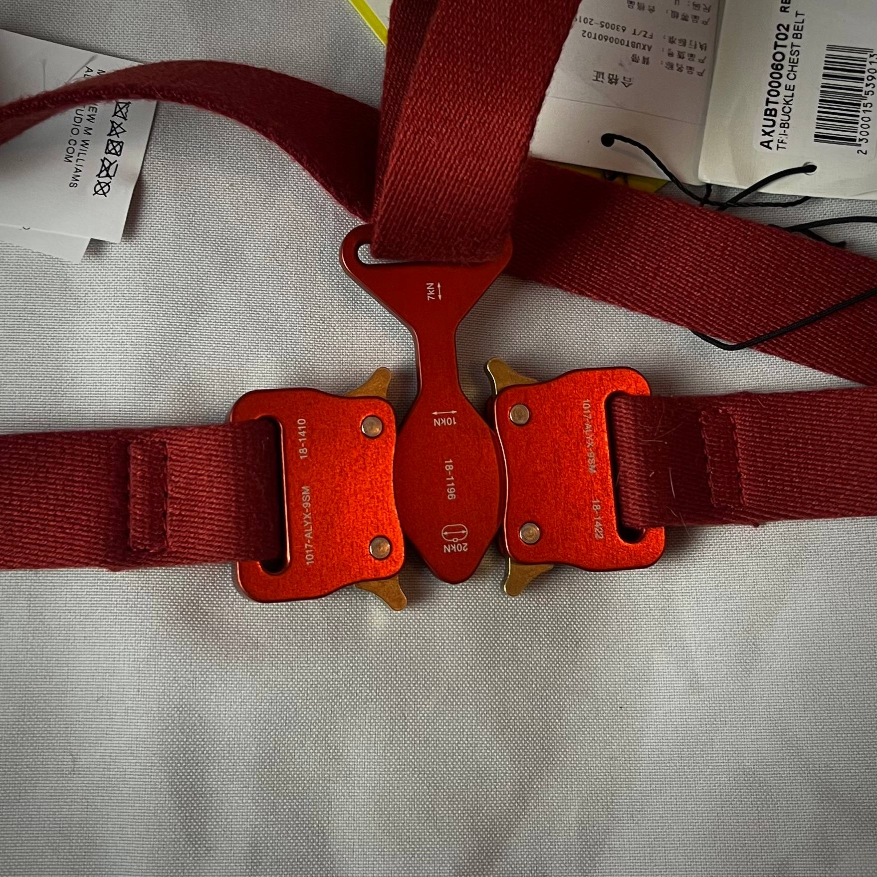 1017 ALYX 9SM Tri-Buckle Chest Belt, миниатюра 3