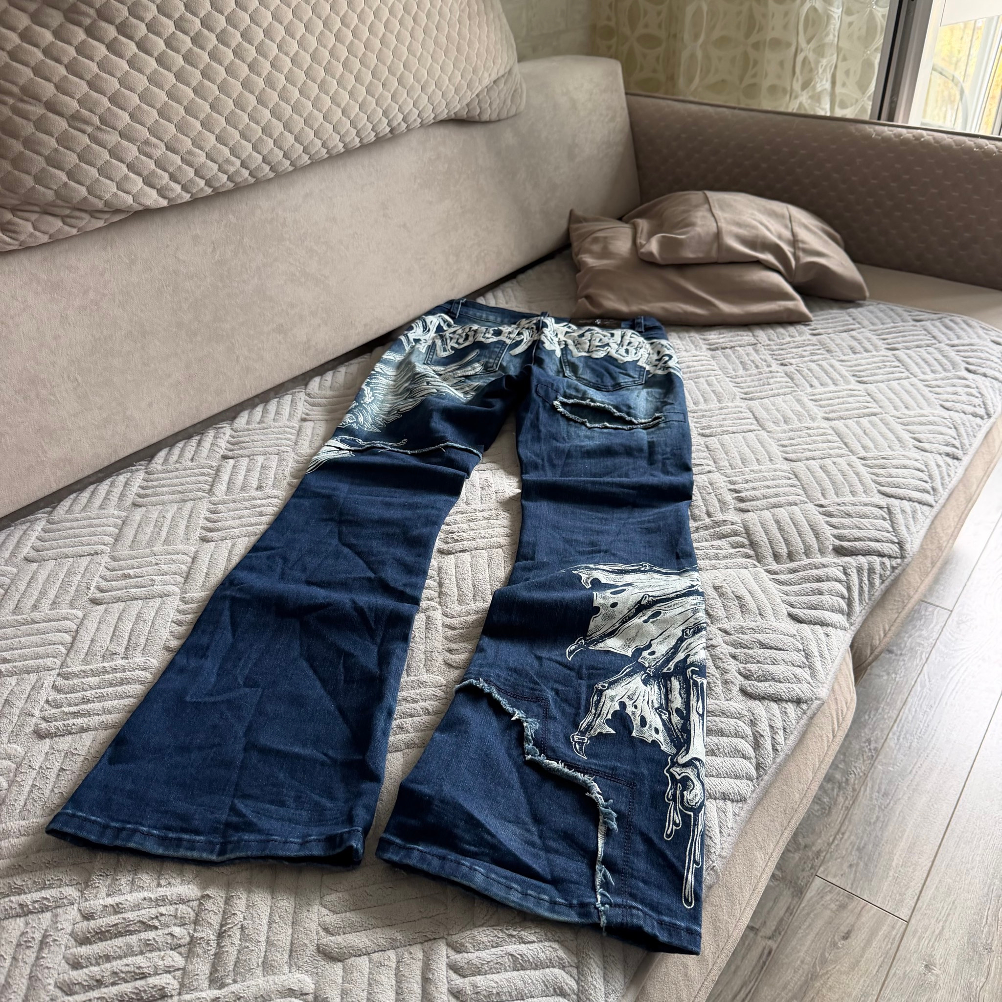 Rock Rebel Y2k Jeans Bootcut, миниатюра 7