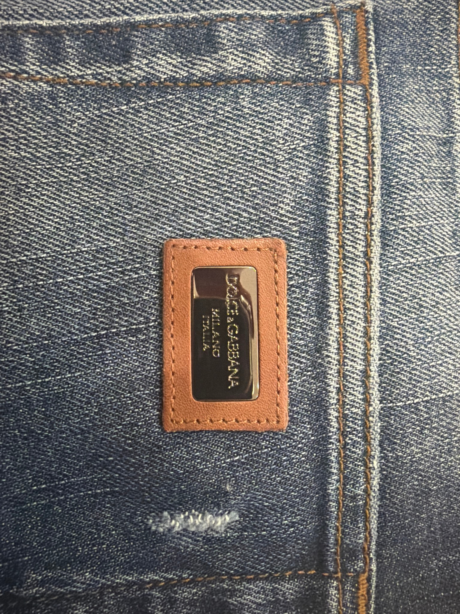 Dolce & Gabbana G6XOLD G8U47 Distressed Denim Jeans, миниатюра 5