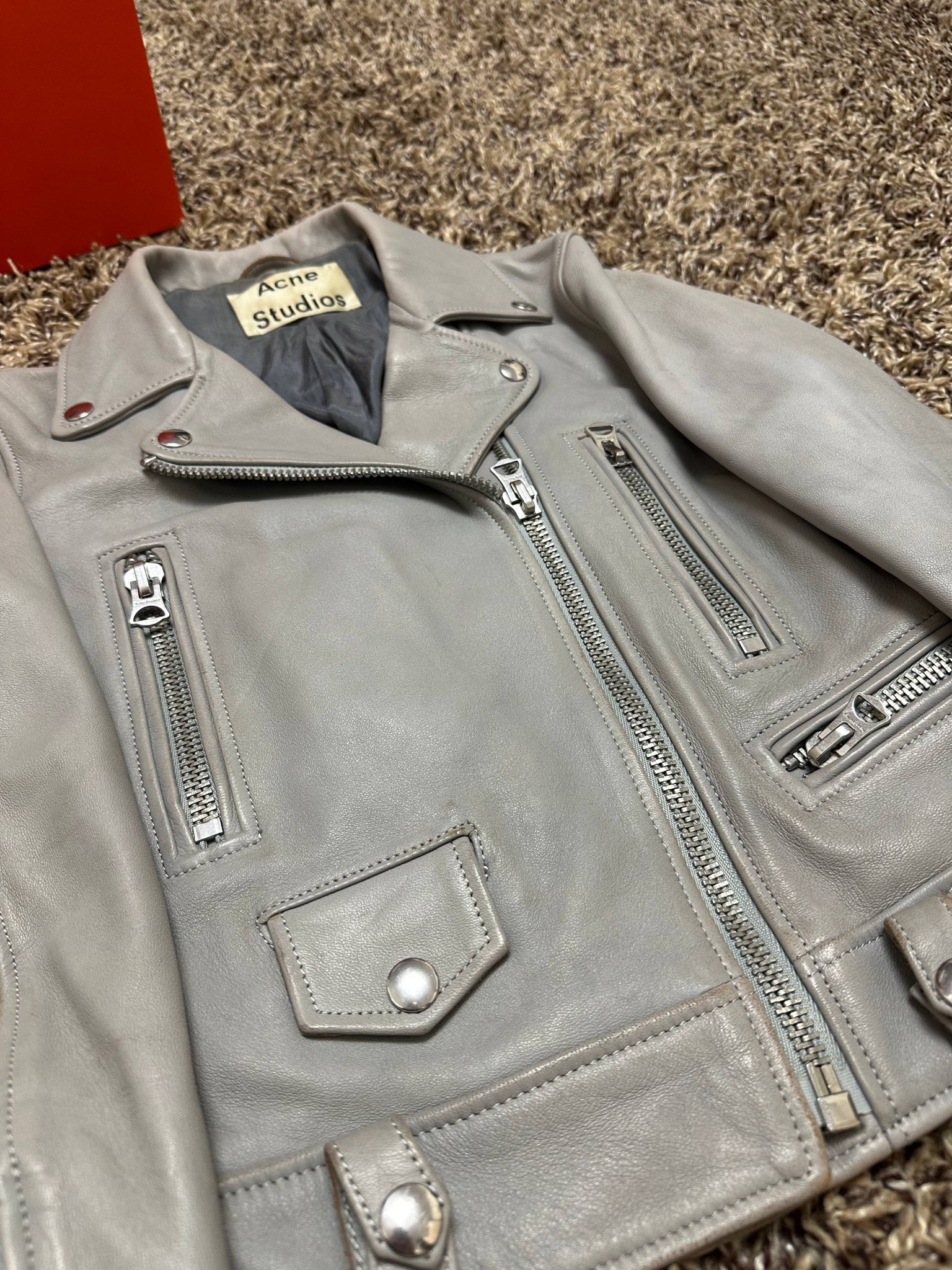 Acne Studios Leather Jacket, миниатюра 2
