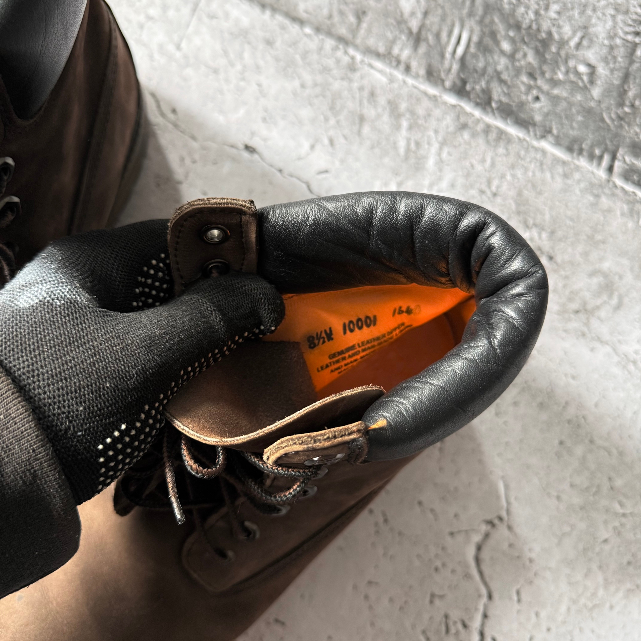 Timberland 2000s Vintage Disty Brown 6-Inch Waterproof Boots, миниатюра 6