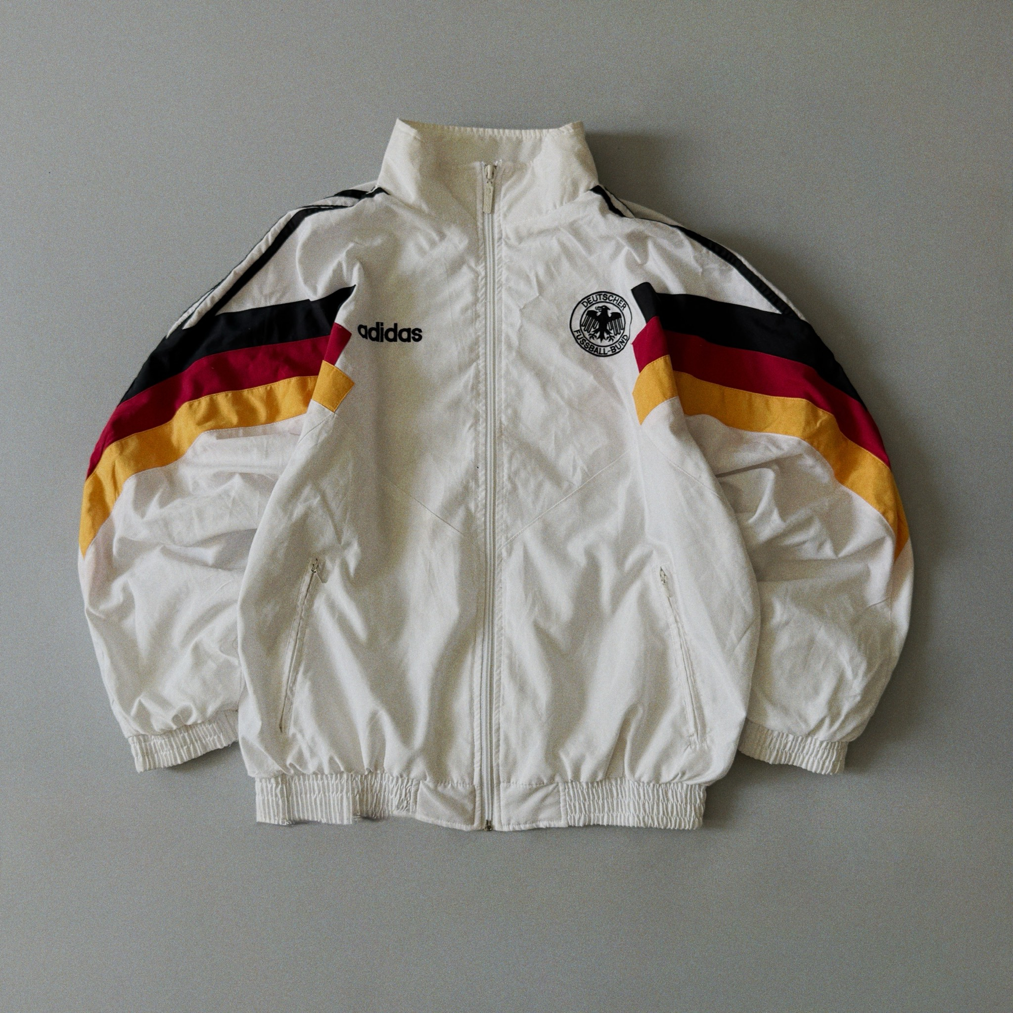 Adidas Rare 1990s Vintage Deutschland Football Jacket, миниатюра 1