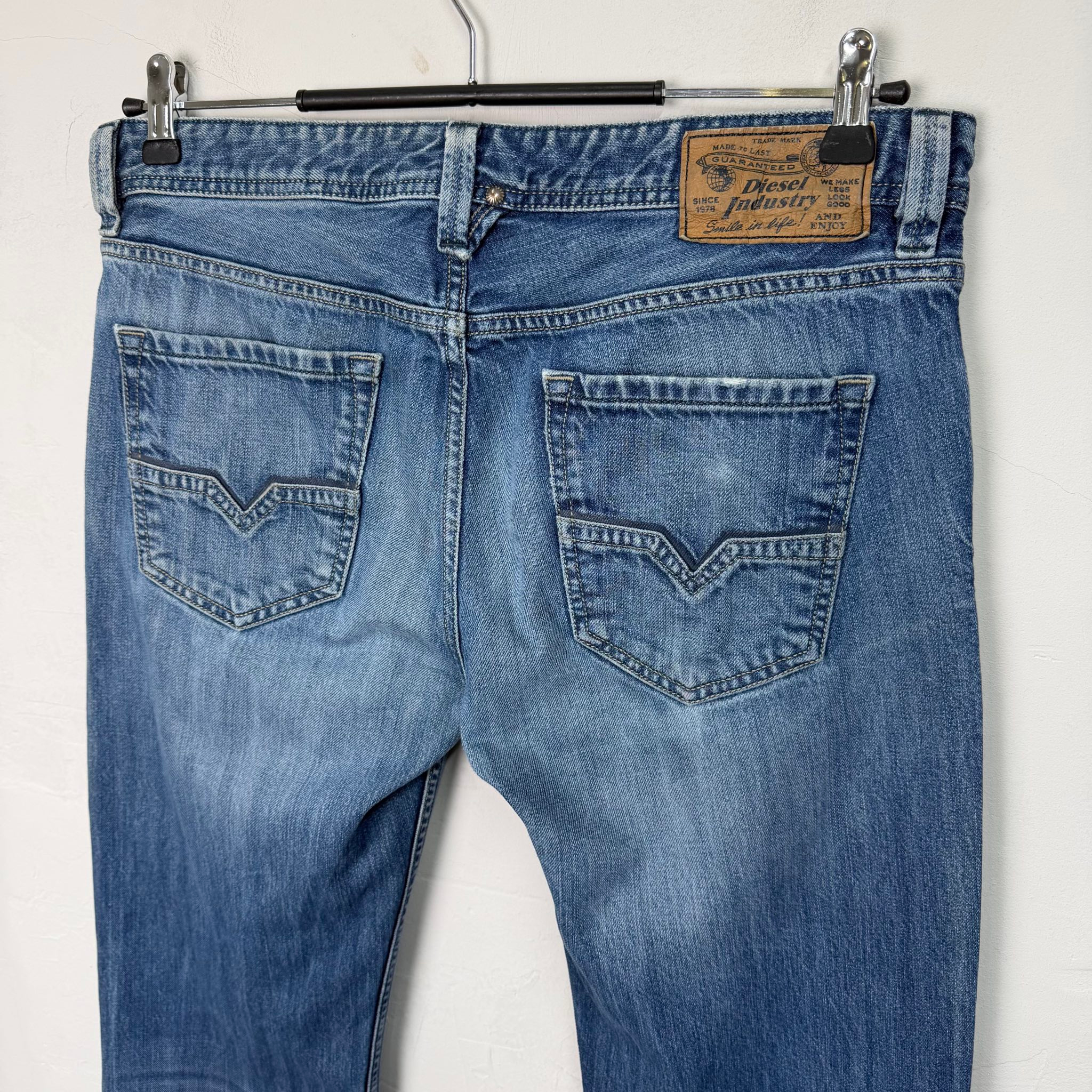Diesel Vintage Larkee Distressed Jeans Straight, миниатюра 7