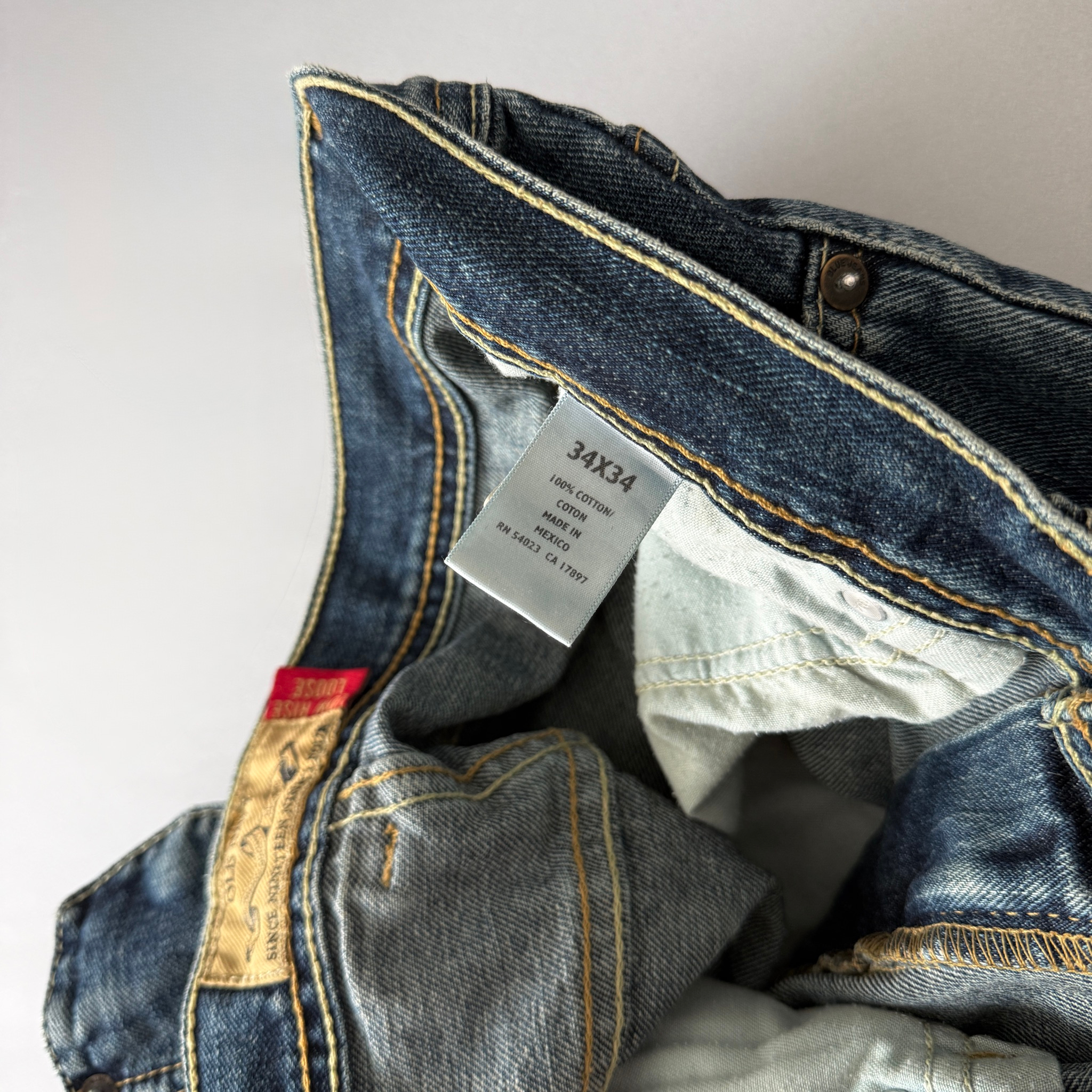 Old Navy 2007 Vintage Mexico Made Loose Fit Jeans, миниатюра 7