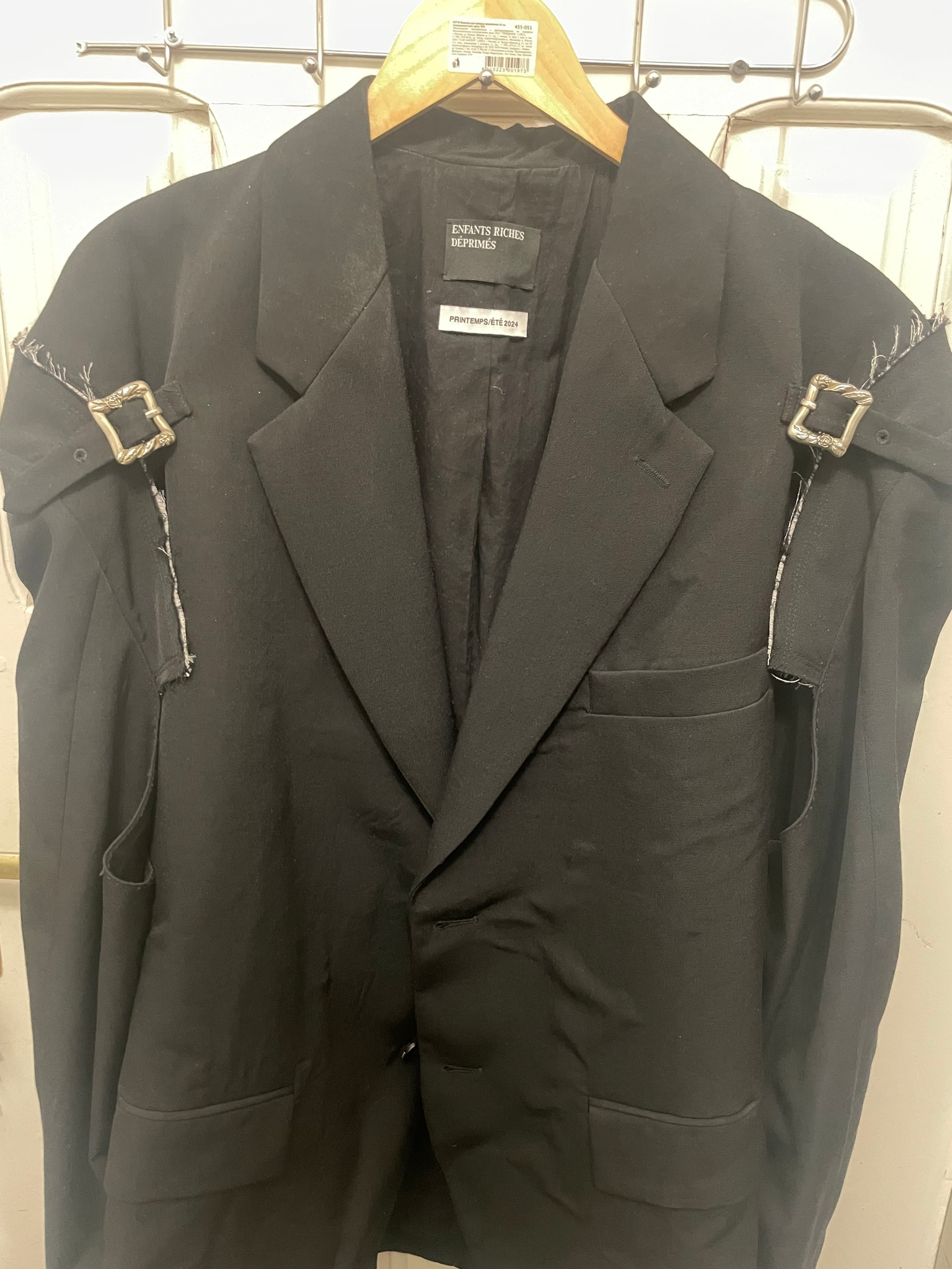 Enfants Riches Deprimes Restraint blazer ss20, миниатюра 1