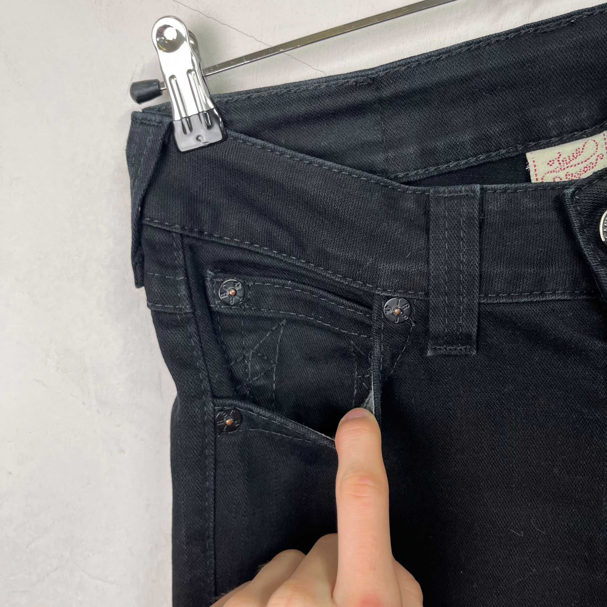 True Religion Joey Bootcut Flared Black, миниатюра 7