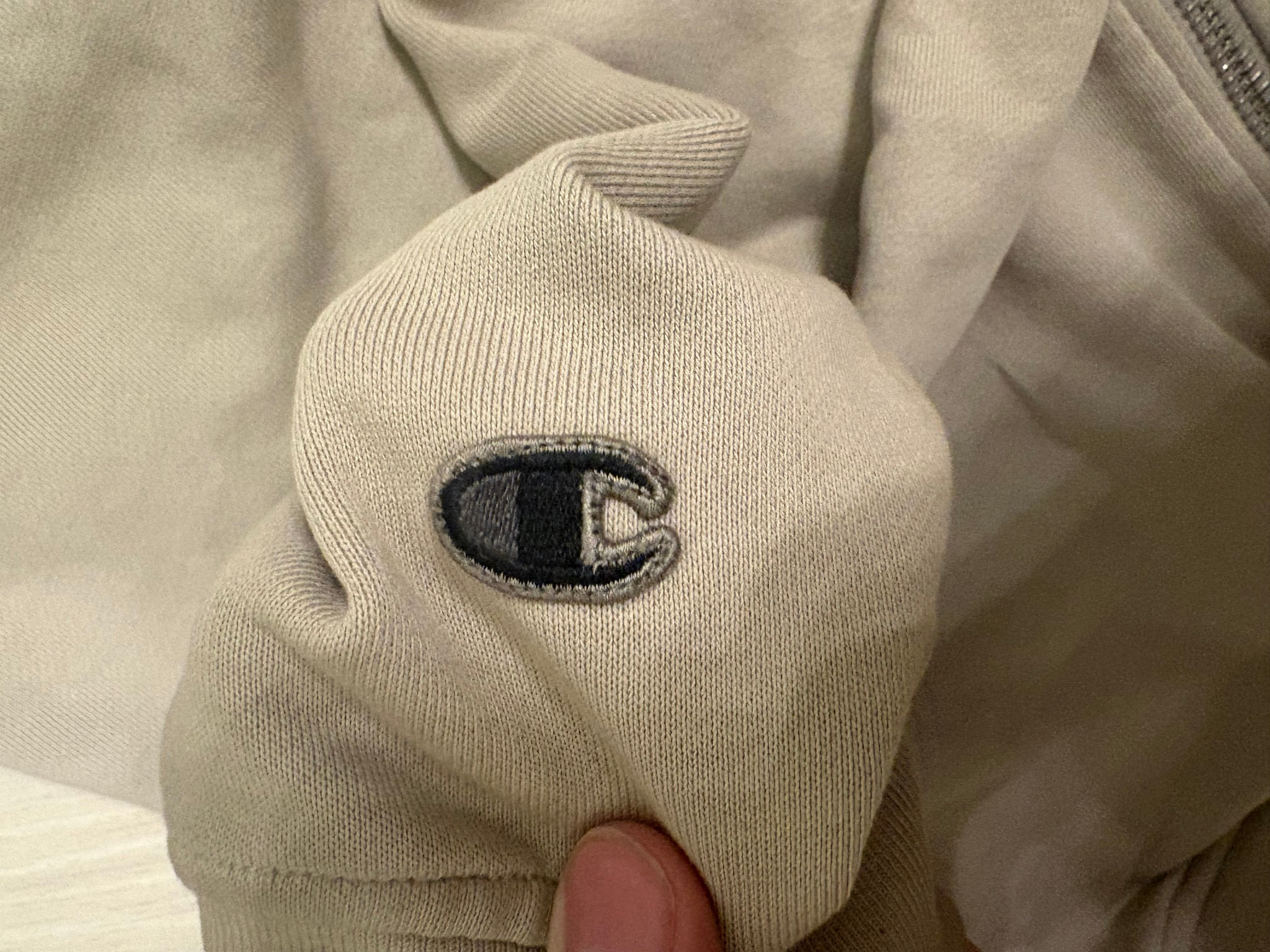 Rick Owens x Champion Relaxed Fit Organic Cotton Zip-Up Mountain Hoodie, миниатюра 5