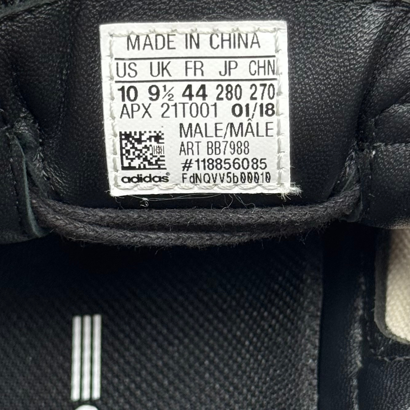 Adidas x Raf Simons Replicant Black White, миниатюра 7