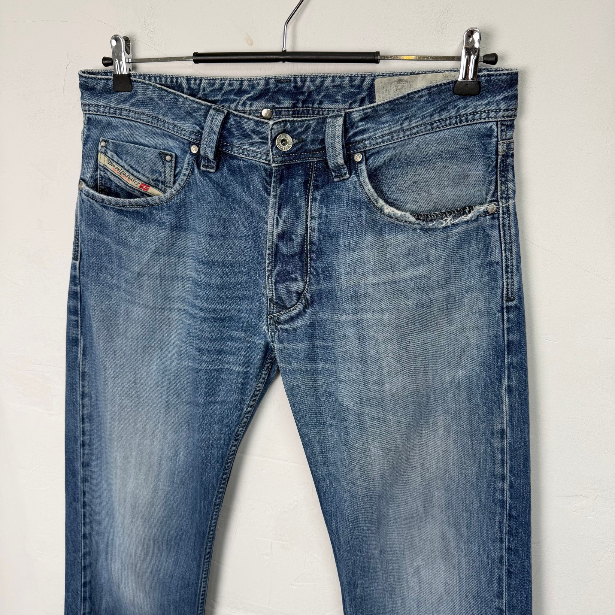 Diesel Vintage Larkee Distressed Jeans Straight, миниатюра 2
