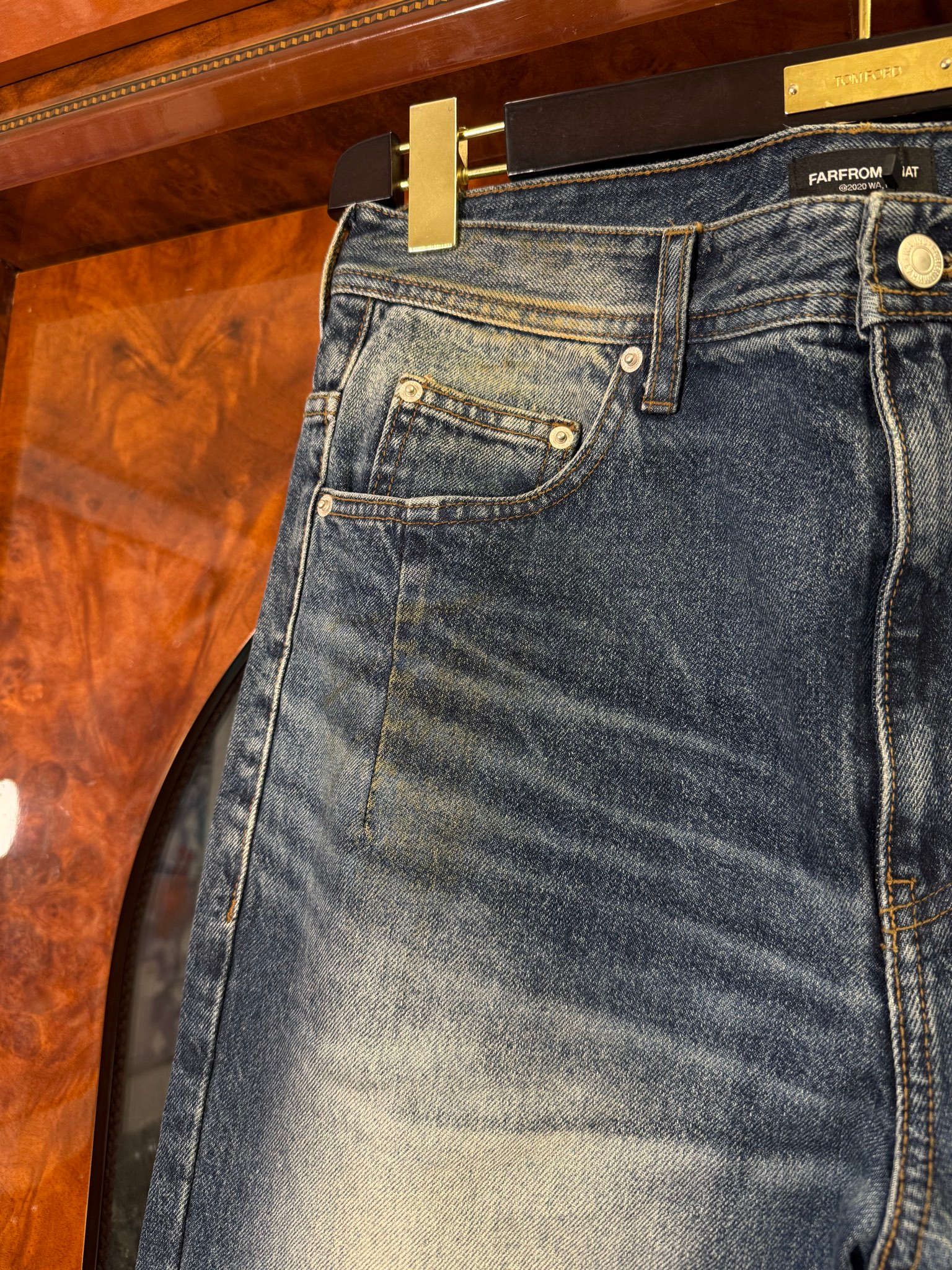 FAR FROM WHAT Far Aged Flare Jeans, миниатюра 4