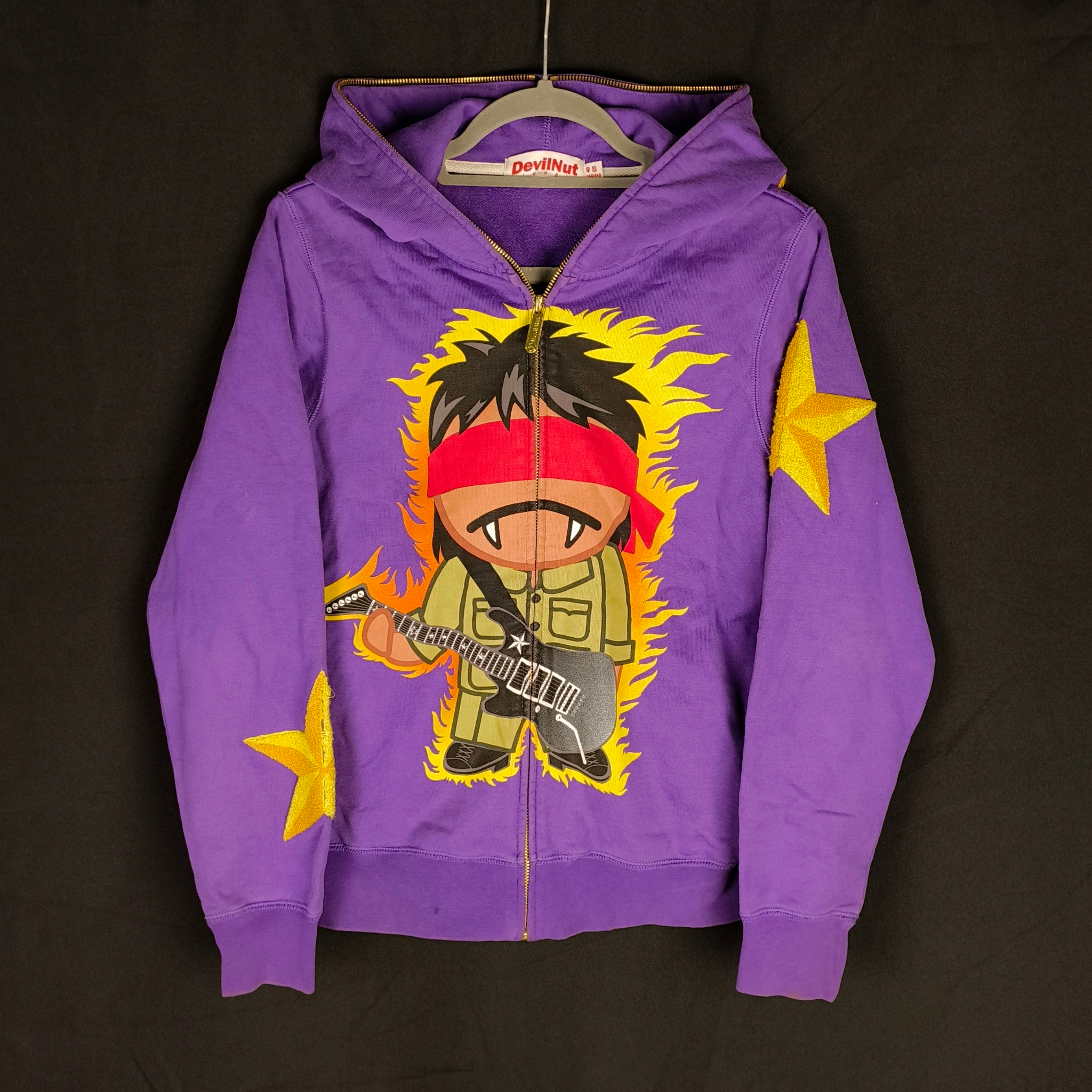 Devil Nut Rockstar zip hoodie, миниатюра 2
