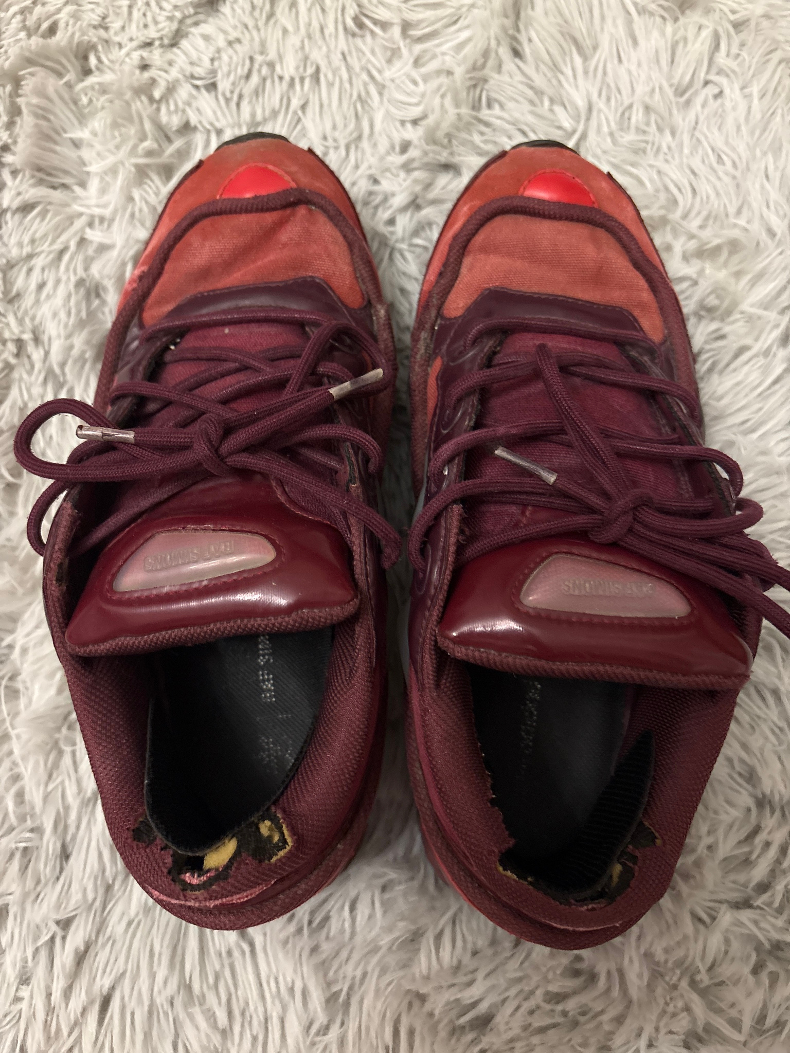 Adidas x Raf Simons Ozweego Burgundy, миниатюра 3