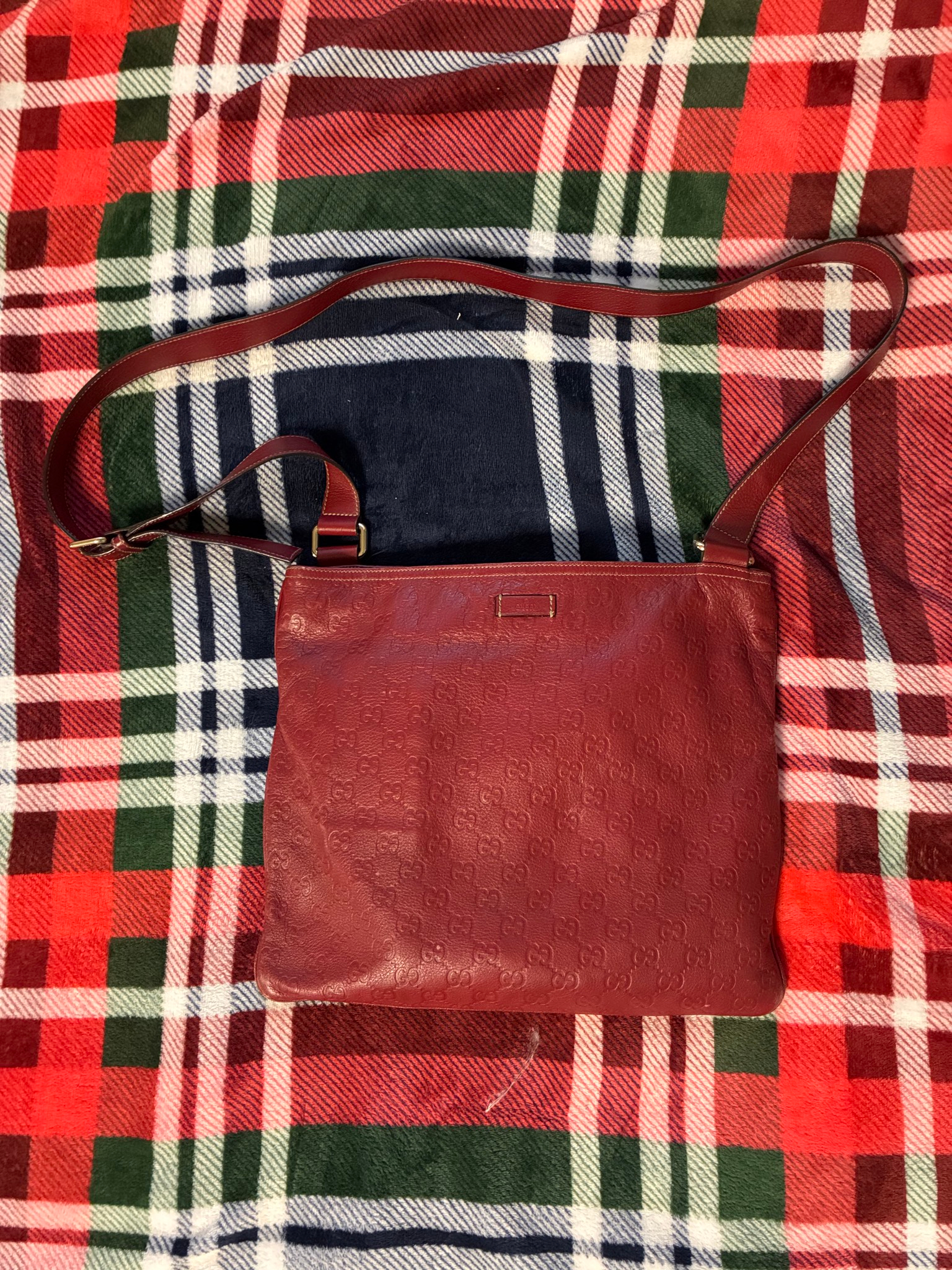 Gucci Guccisima leather monogram bag, миниатюра 1