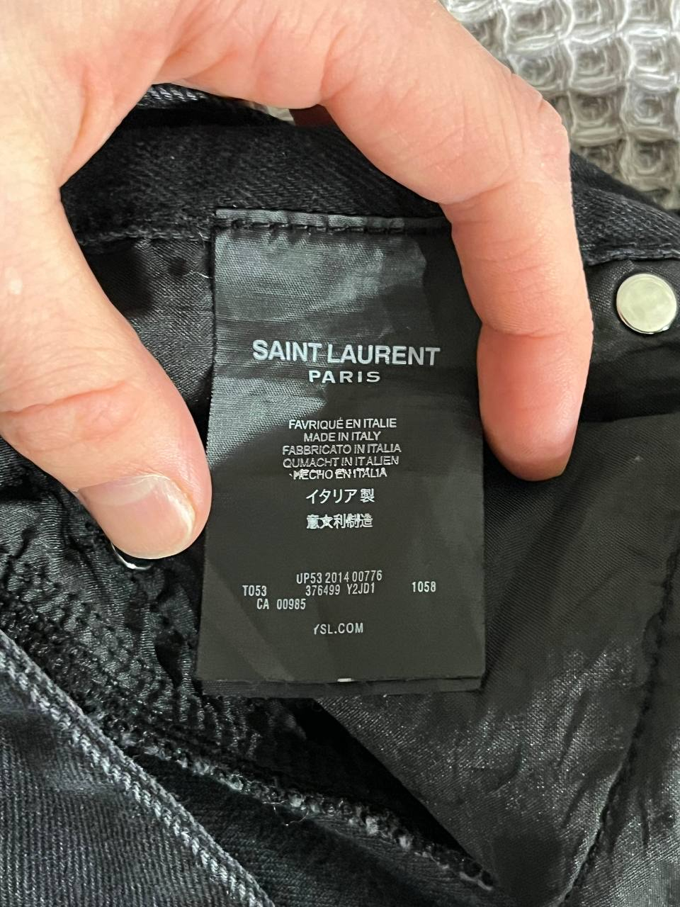 Saint Laurent Paris SLP jeans 2014 Hedi Slimane, миниатюра 3