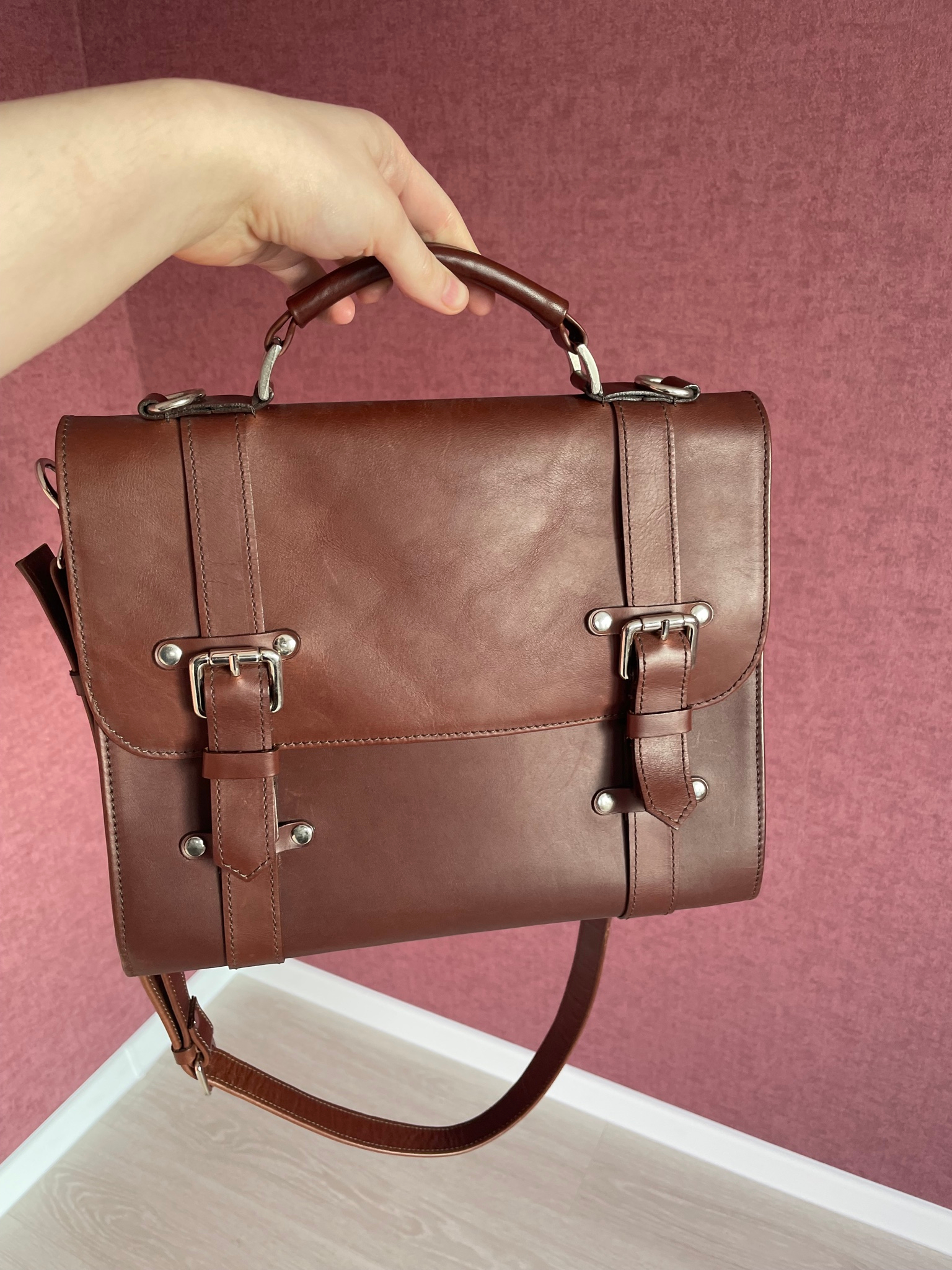 Factura Bags Сумка-портфель кожаная, миниатюра 6