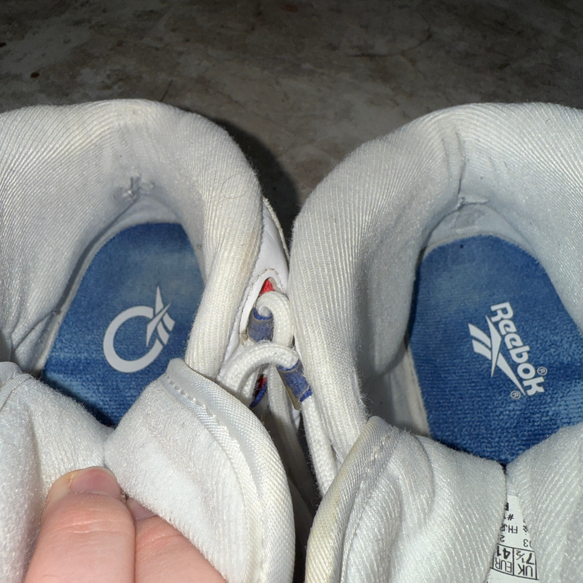 Reebok Question Mid  Blue Toe, миниатюра 9