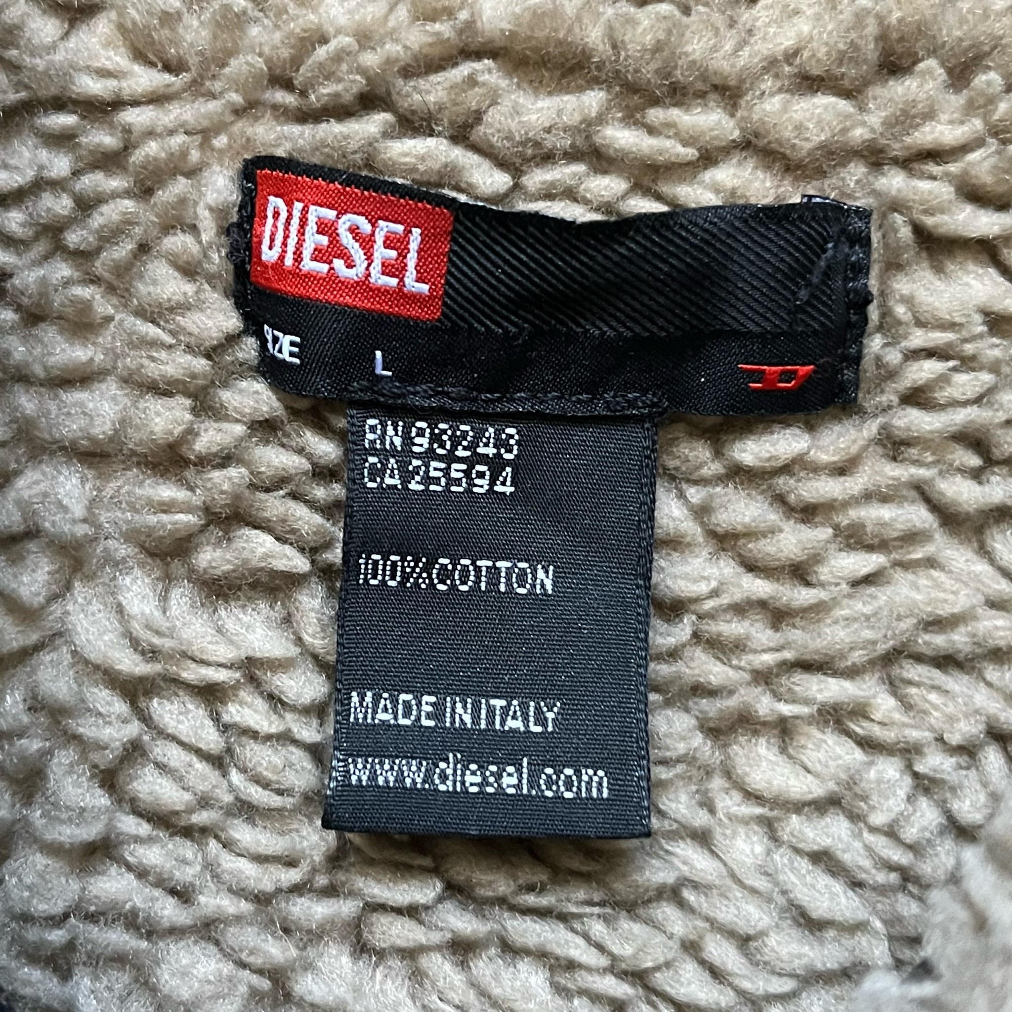 Diesel Italy Waxed Sherpa Jacket, миниатюра 9