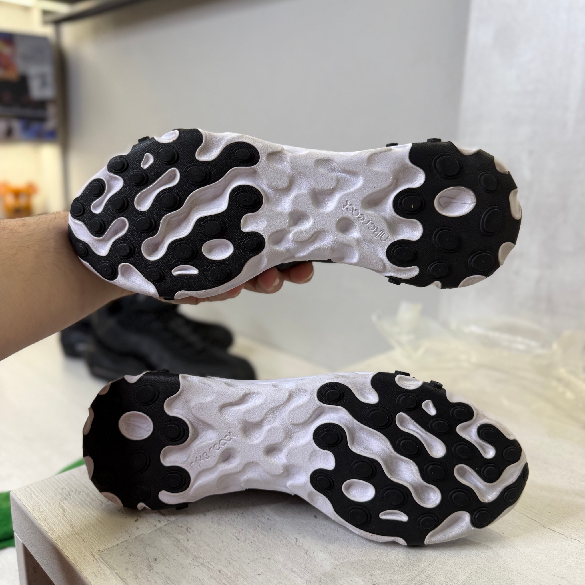 Nike React Element 55 Black White, миниатюра 5