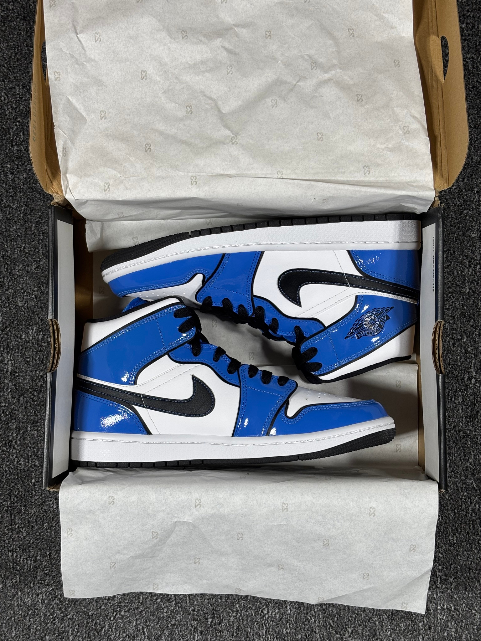 Nike Air Jordan 1 Mid “Signal Blue”, миниатюра 3
