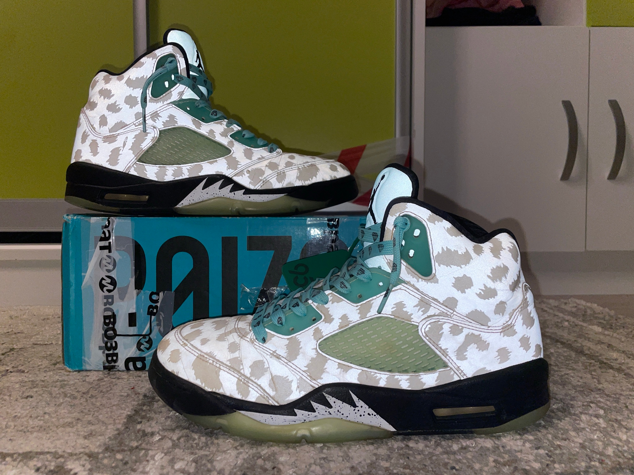 Nike x Air Jordan 5 Retro Island Green, миниатюра 2