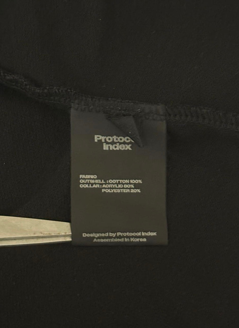 Protocol Index fur collar layered polo longsleeve, миниатюра 3