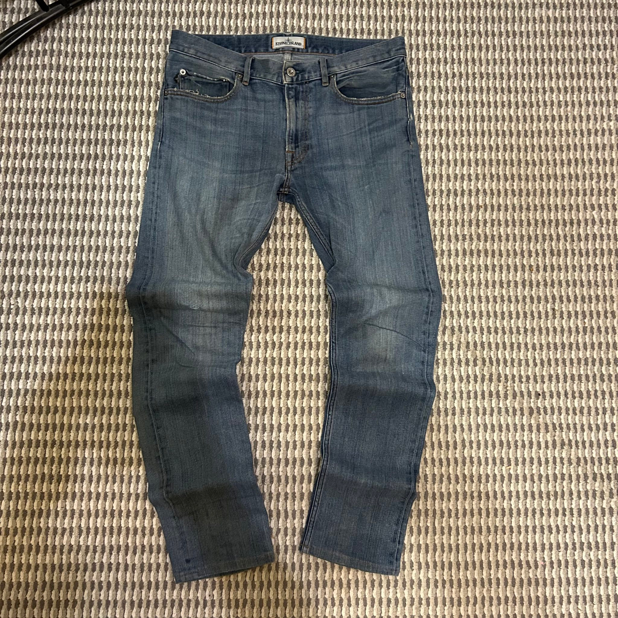 Stone Island Rare Vintage Distressed Jeans, миниатюра 4