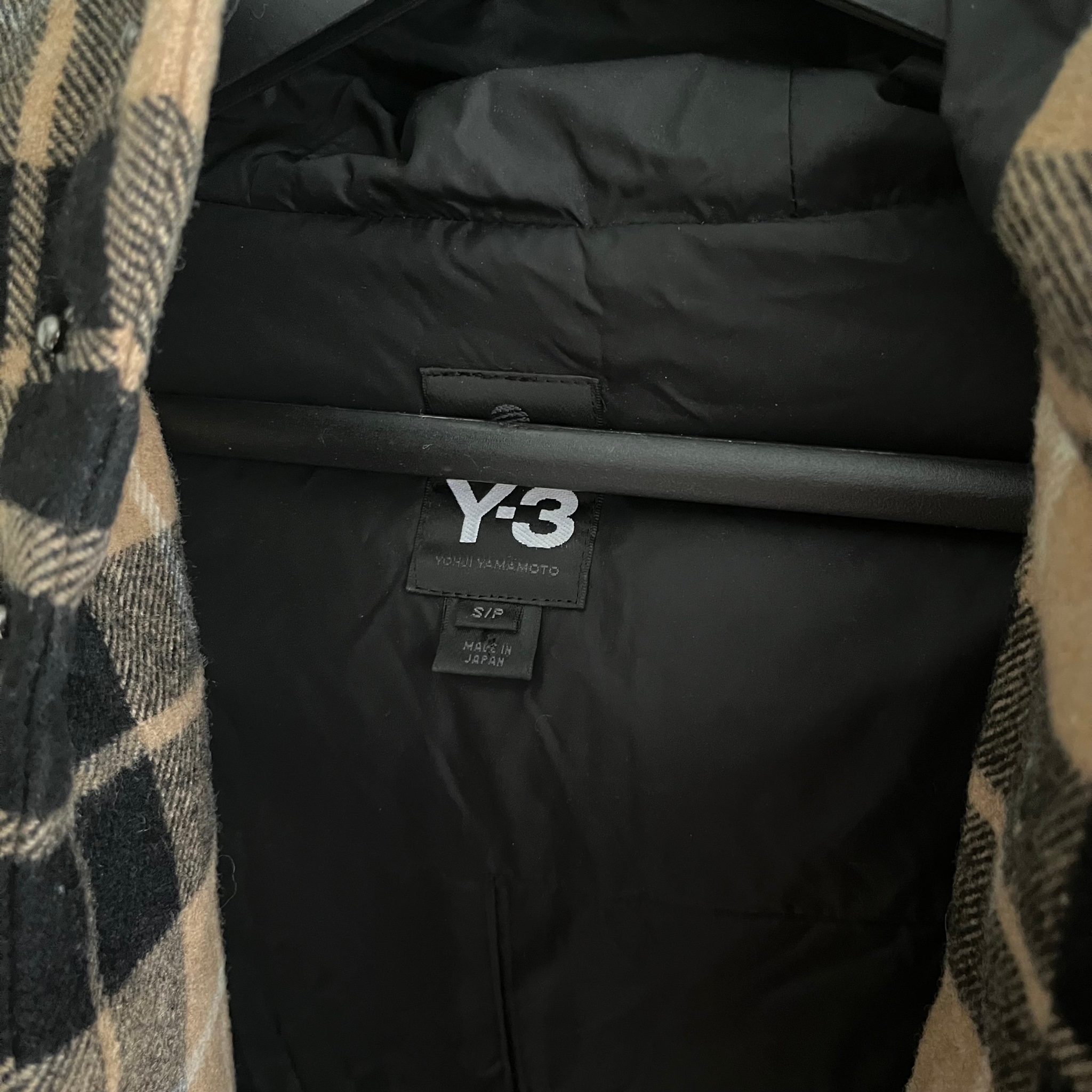 Y-3 AW08 Exclusive Wool Plaid Puffer Jacket, миниатюра 3
