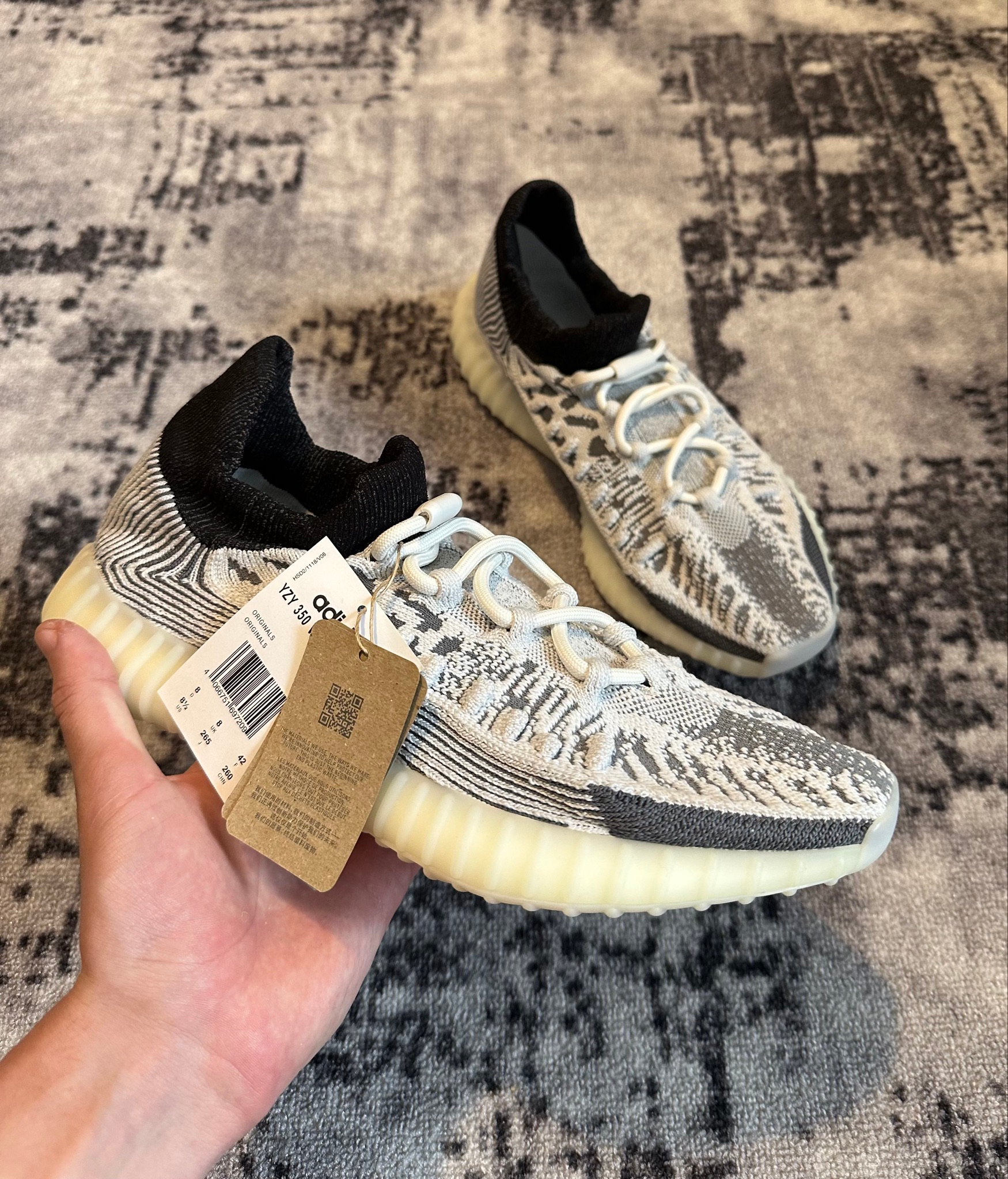 Adidas x Yeezy Yeezy Boost 350 V2 CMPCT "Panda", миниатюра 1