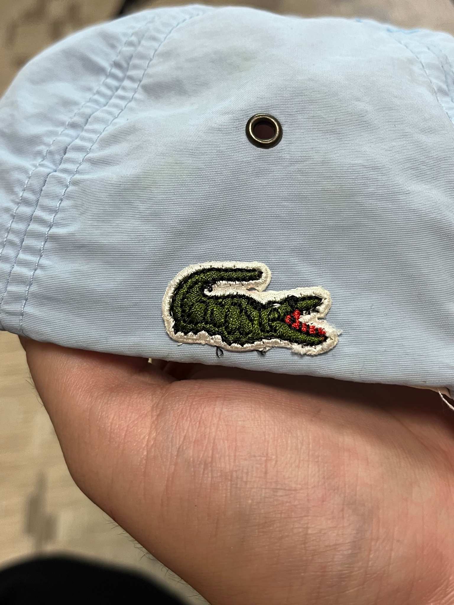 Lacoste 90s 5pannel vintage cap, миниатюра 3