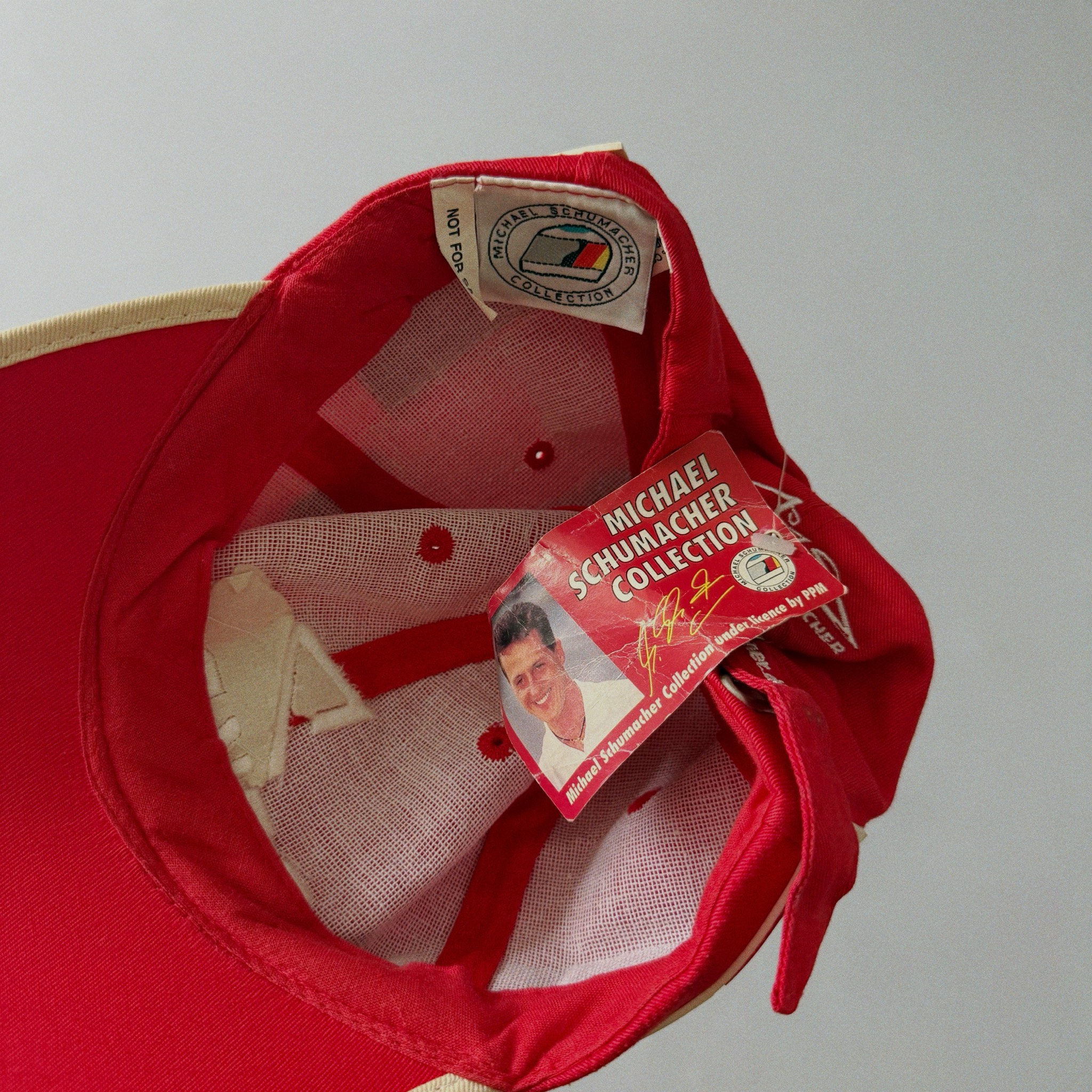 Michael Schumacher 2000s Vintage Formula 1 Racing Cap, миниатюра 4